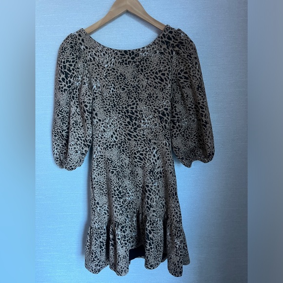 Anthropologie Maeve Knit Cut Out Mini Dress | Size 4P - Picture 6 of 6